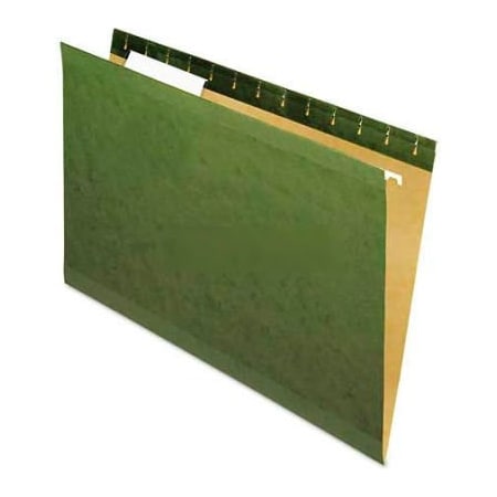 Universal Universal Reinforced Recycled Hanging Folder, 1/3 Cut, Legal, Standard Green, 25/Box UNV24213***